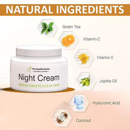 The Health Healer Brightening & Glowing Night Cream 💯 Guaranteed Results